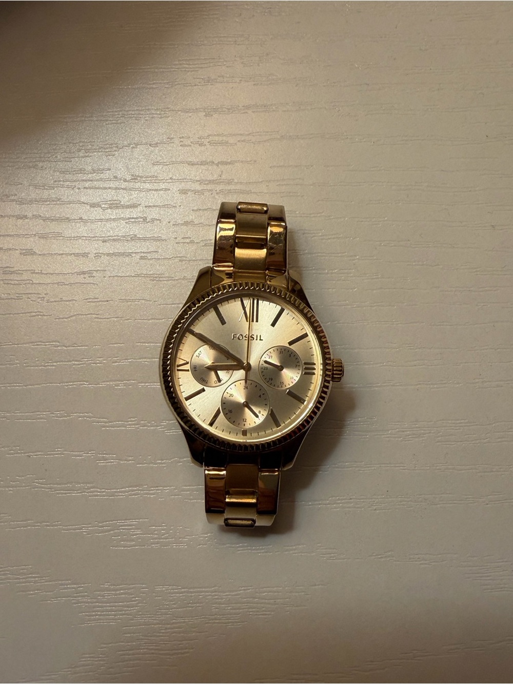 Fossil Gold Metal Watch